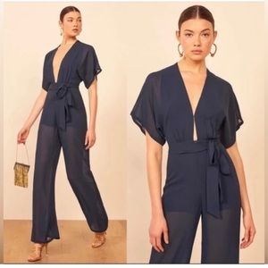 NWT Reformation Lemongrass Jumpsuit